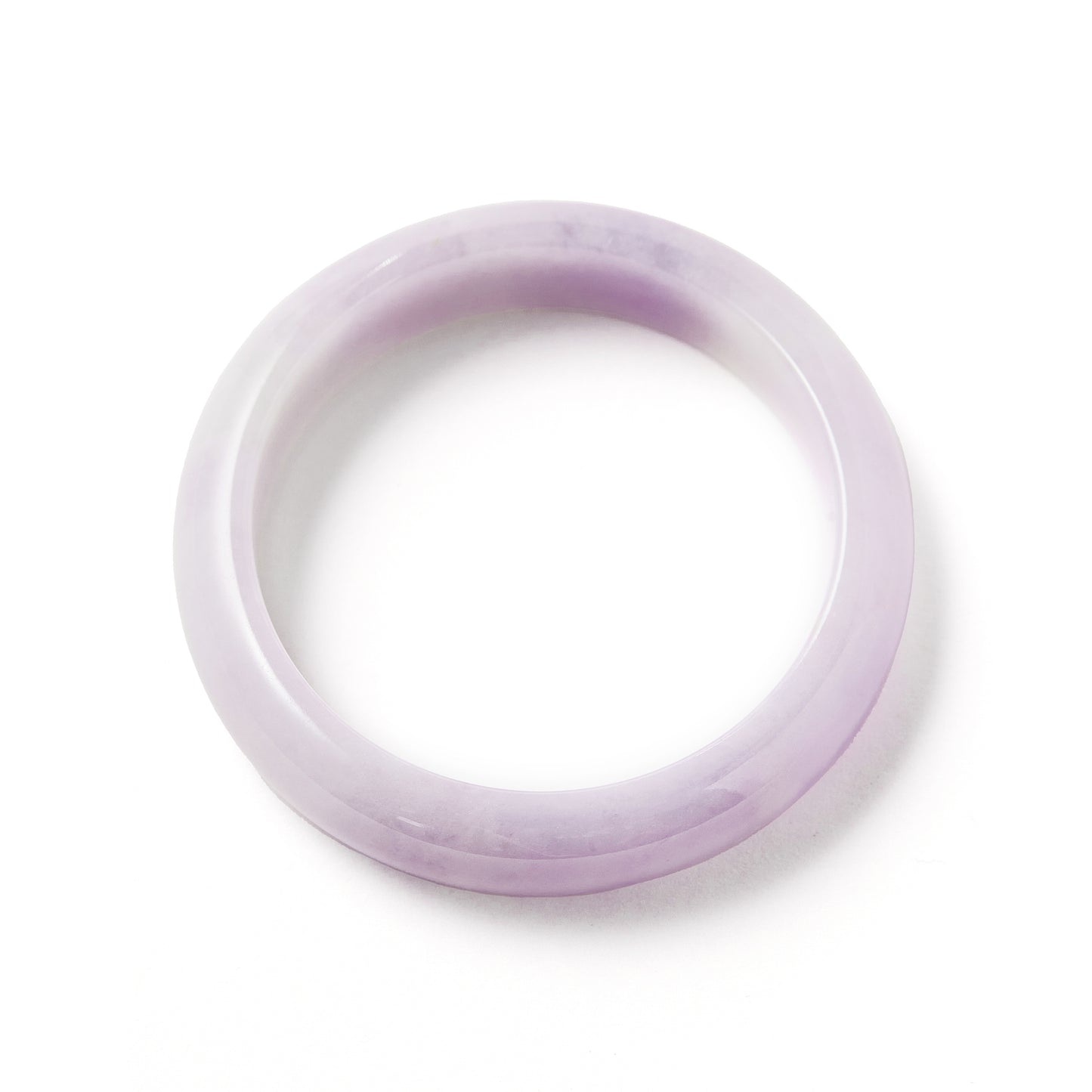 天然紫羅蘭翡翠手鐲 56.3mm